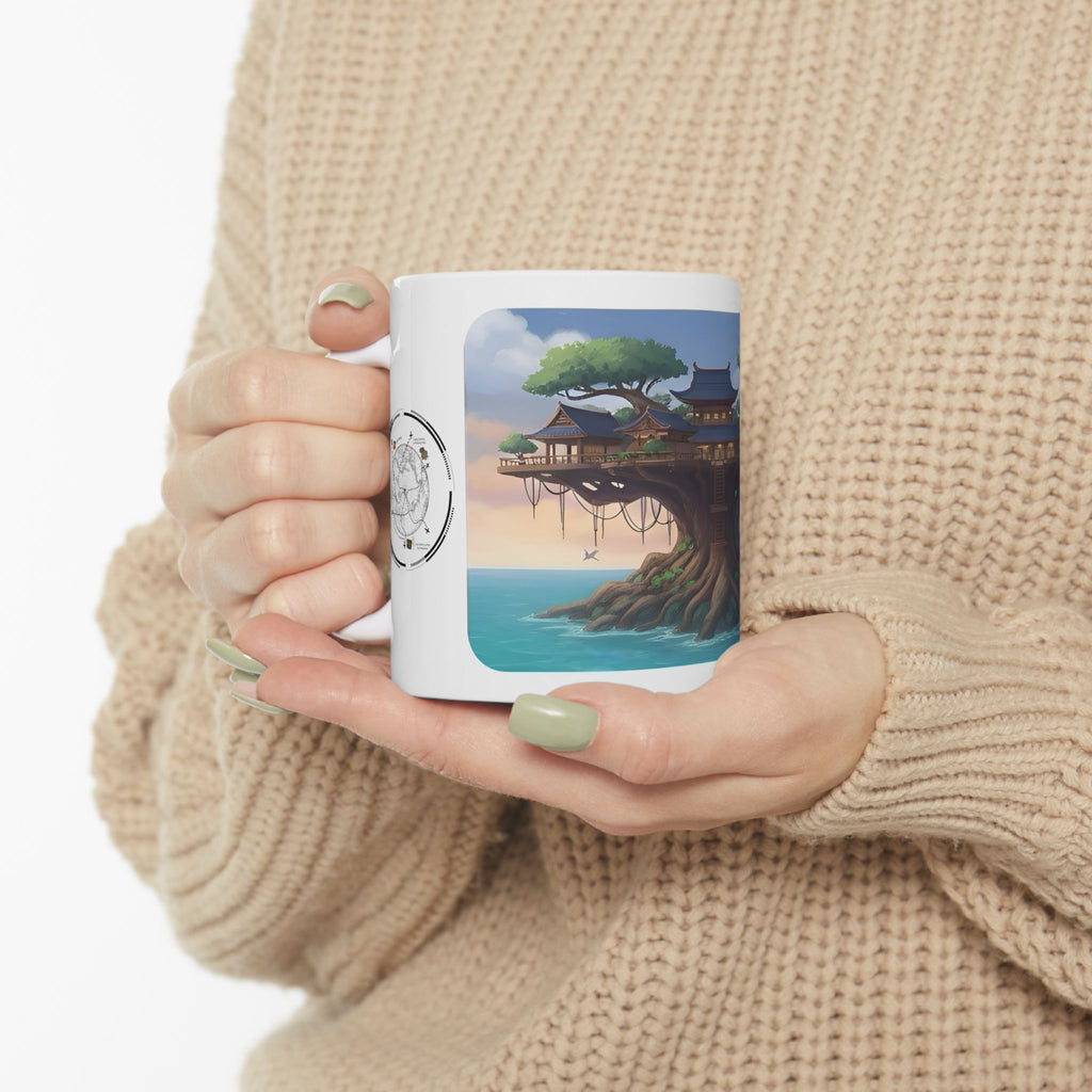Cozy Architecture & Dreamy Landscapes #6 White Ceramic Mug – Homes Home Sweet Home Cup (11oz/15oz)