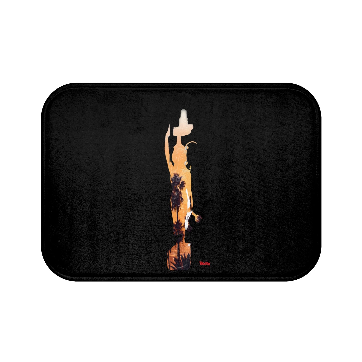 Vol-Subs Black Bath Mat