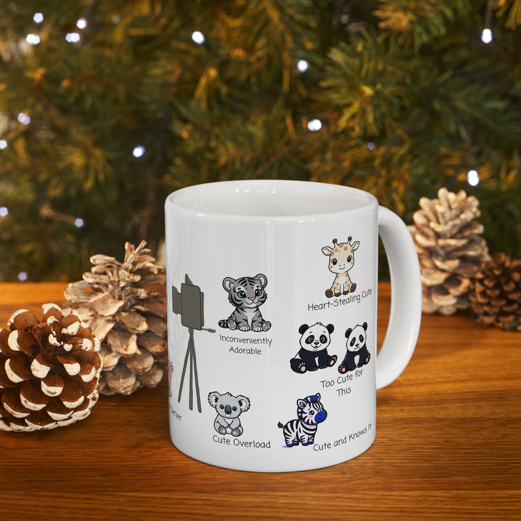 The Duchess of Denier White Ceramic Mug — Tiny, But Mighty Cute Overload Cup (11oz/15oz)