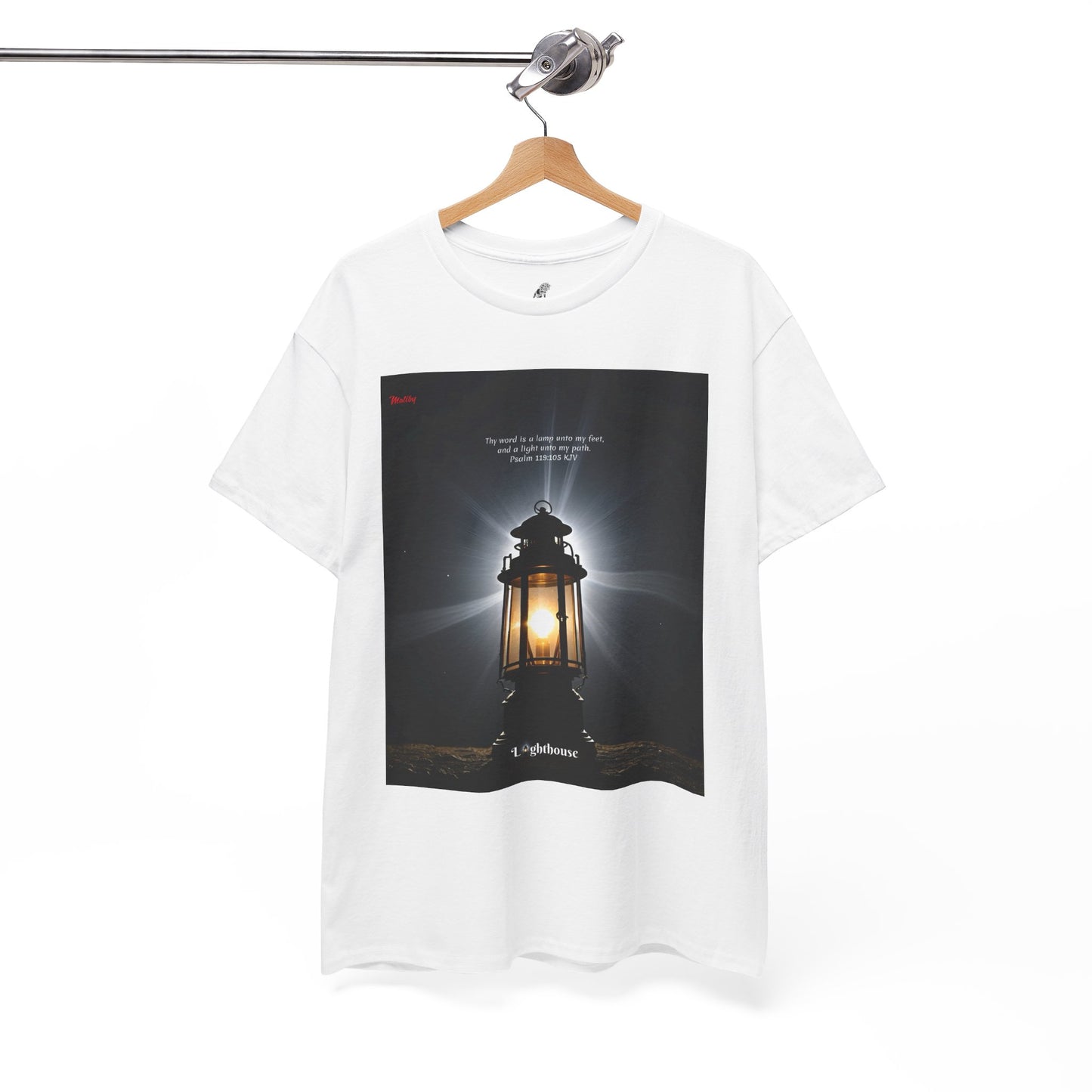 Lighthouse Psalm 119 Unisex Heavy Cotton Tee