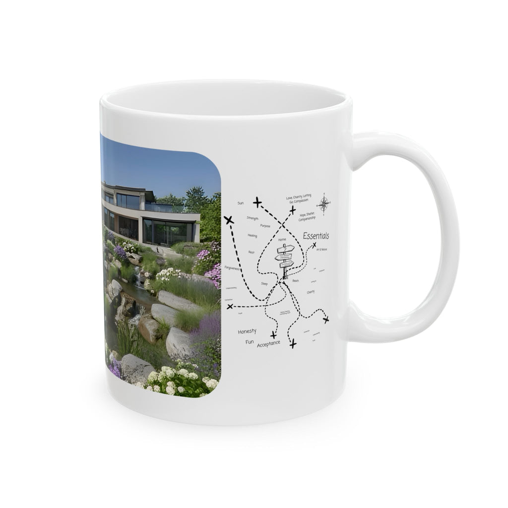 Cozy Architecture & Dreamy Landscapes #20 White Ceramic Mug – Homes Home Sweet Home Cup (11oz/15oz)