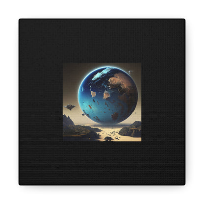 Matiby Worlds Black Canvas Gallery Wraps