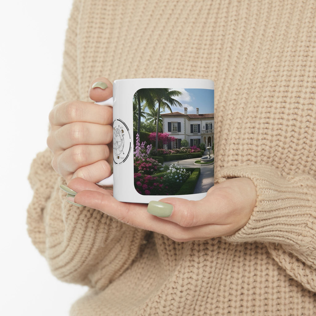 Cozy Architecture & Dreamy Landscapes #27 White Ceramic Mug – Homes Home Sweet Home Cup (11oz/15oz)