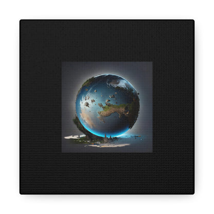 Matiby Worlds Black Canvas Gallery Wraps