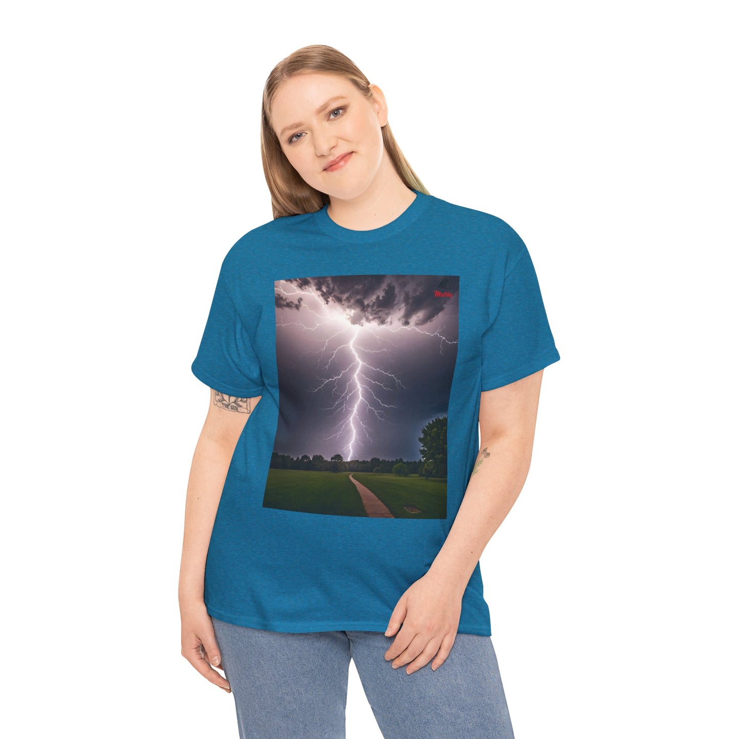 Lightning Style Unisex Heavy Cotton Tee