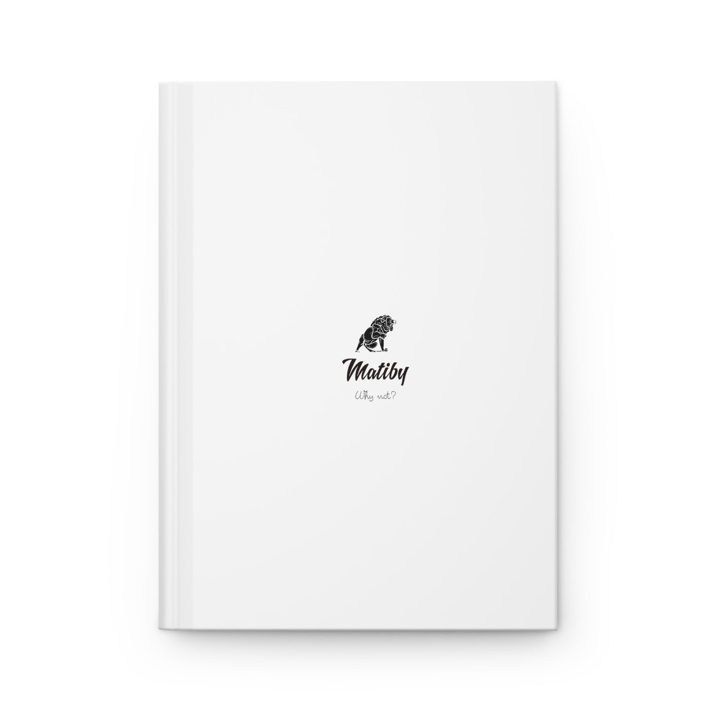 Matiby Hardcover Journal Matte White