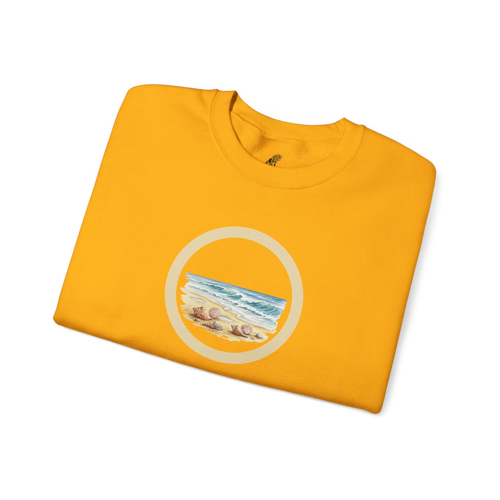Beach Circle Crewneck Sweatshirt — Coastal Sunset Sweater