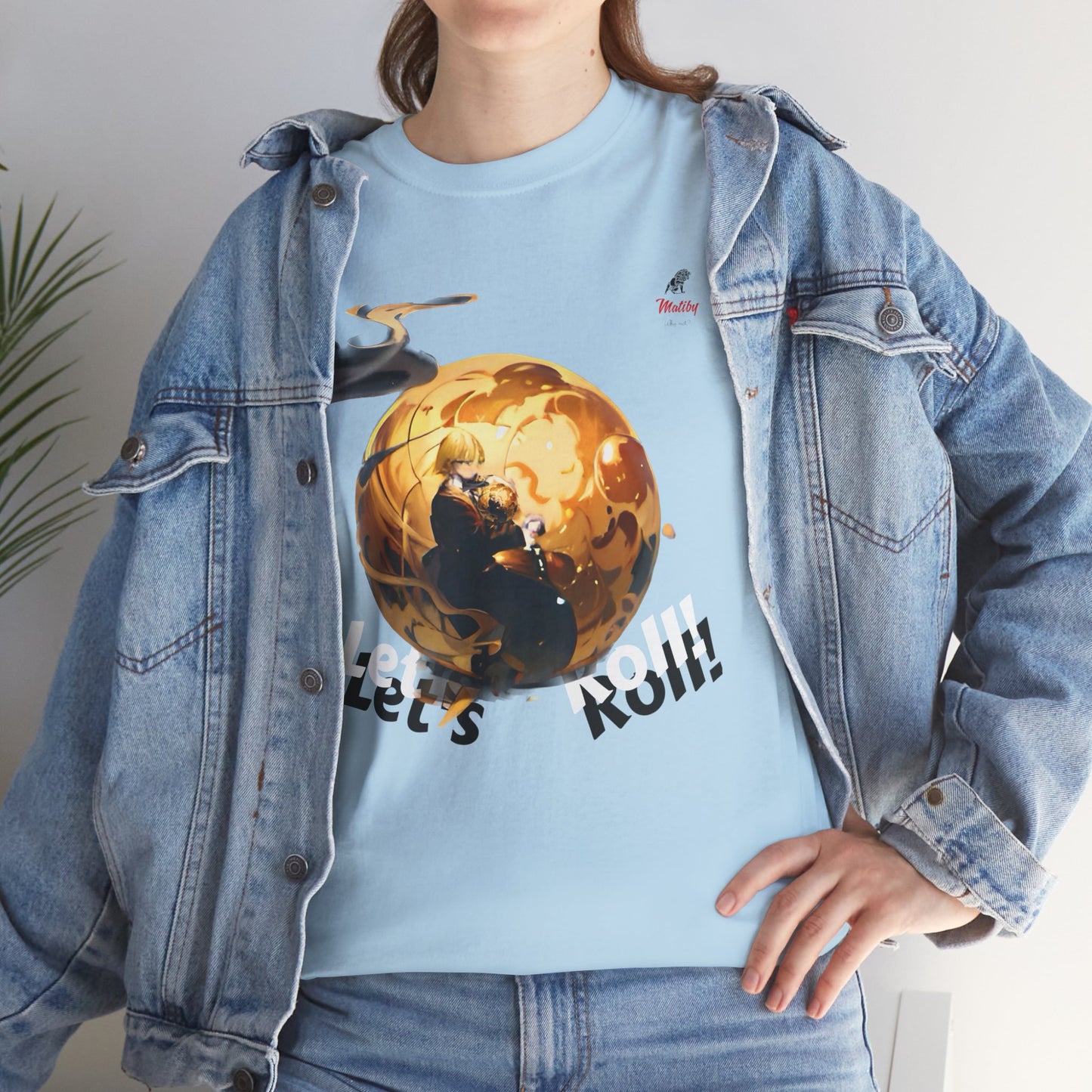 Let's Roll! Unisex Heavy Cotton Tee