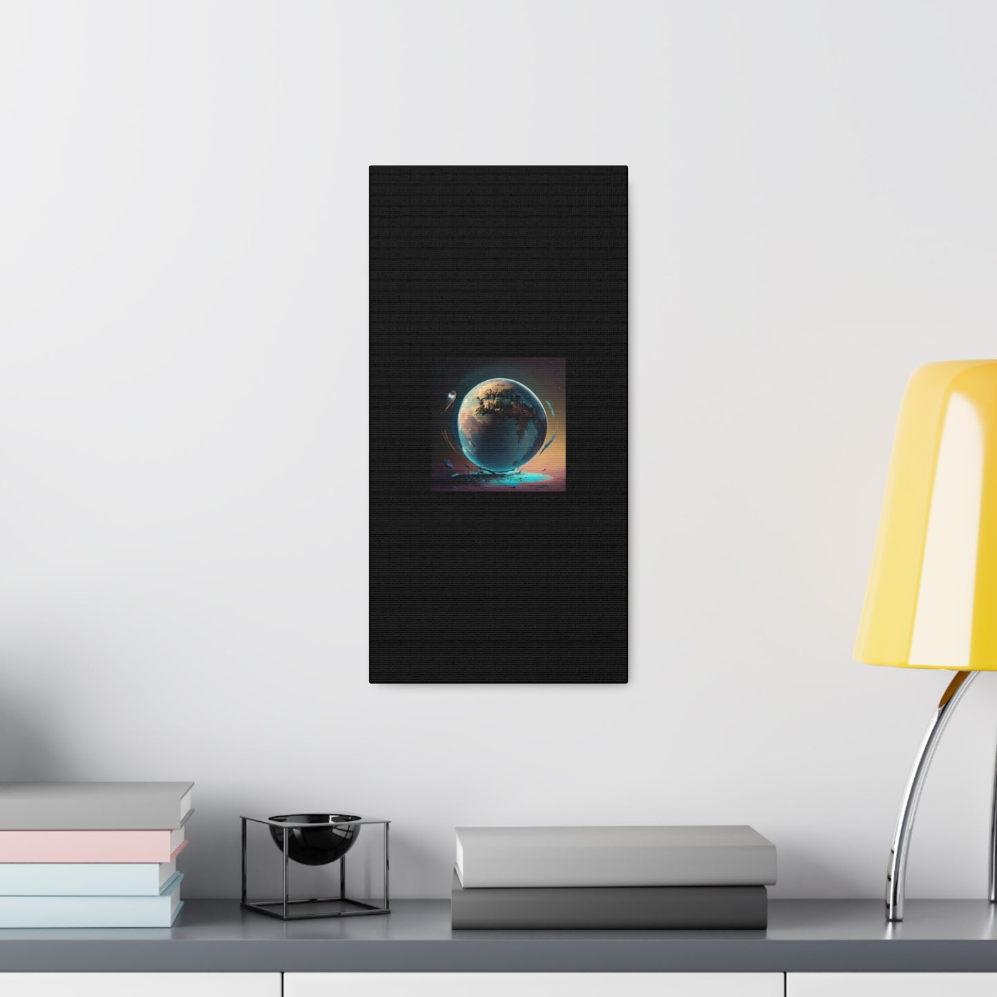 Matiby Worlds Black Canvas Gallery Wraps