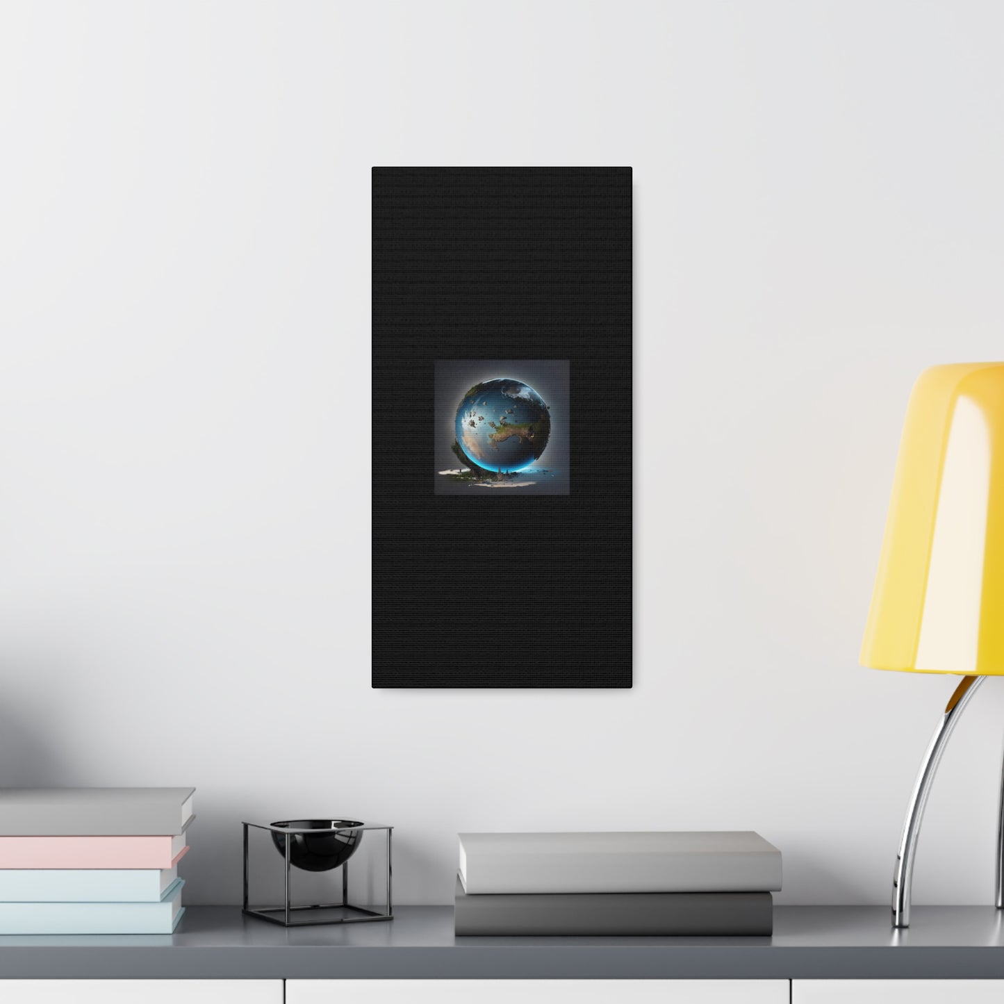 Matiby Worlds Black Canvas Gallery Wraps