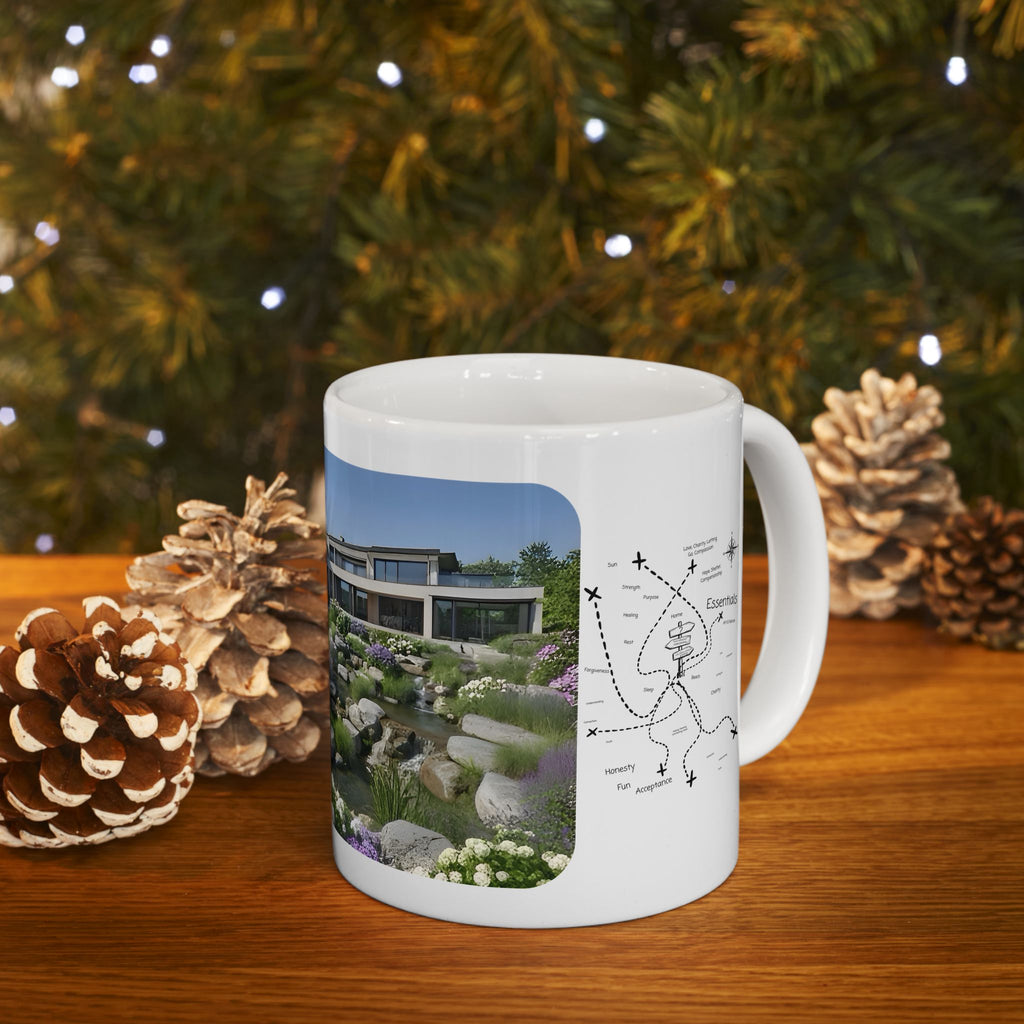 Cozy Architecture & Dreamy Landscapes #20 White Ceramic Mug – Homes Home Sweet Home Cup (11oz/15oz)