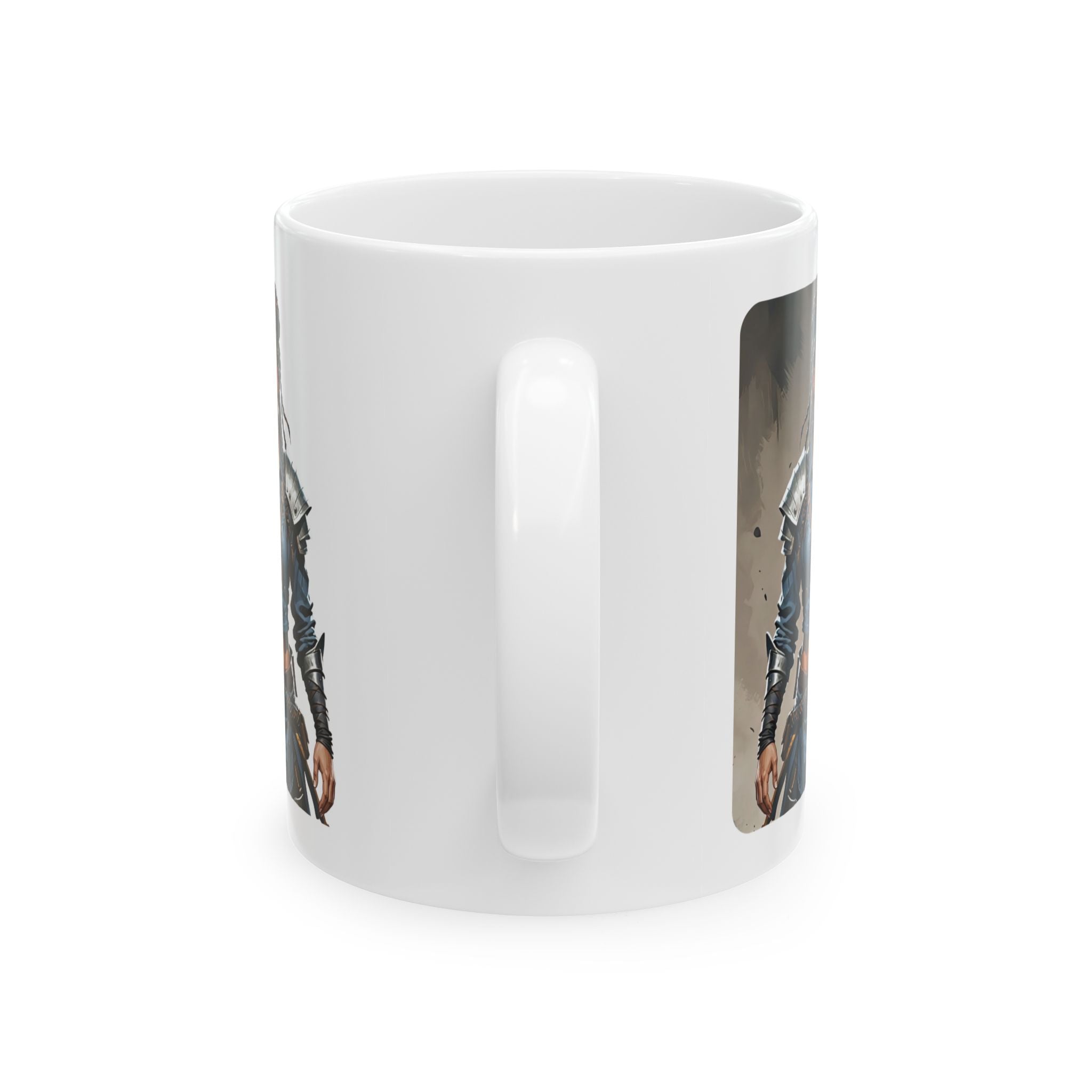 Gentle Woman of Valor #24 White Ceramic Mug - Fearfully & Wonderfully Made Tribute Cup (11oz/15oz)