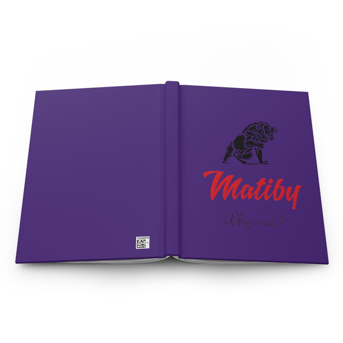 Matiby Hardcover Journal Matte Purple