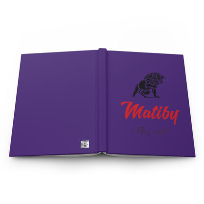 Matiby Hardcover Journal Matte Purple