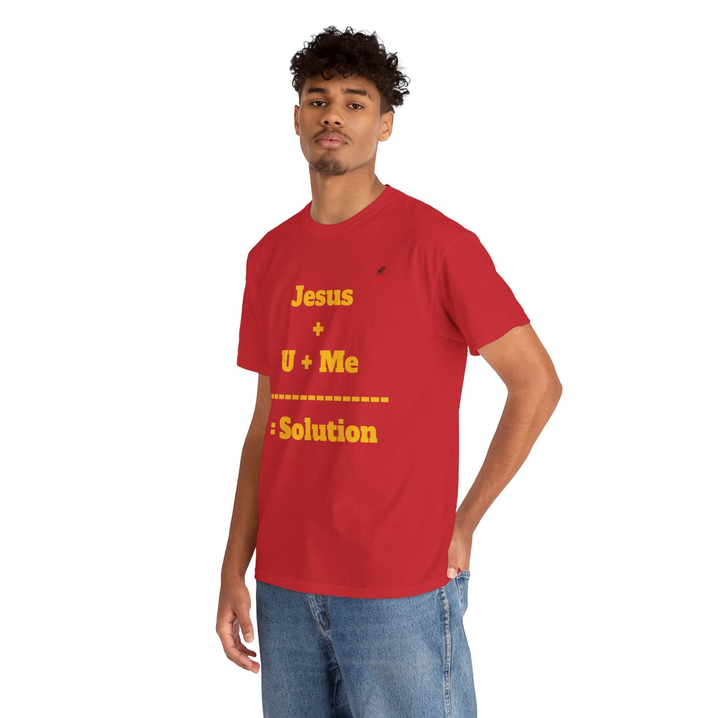 Jesus+U+Me Unisex Heavy Cotton Tee