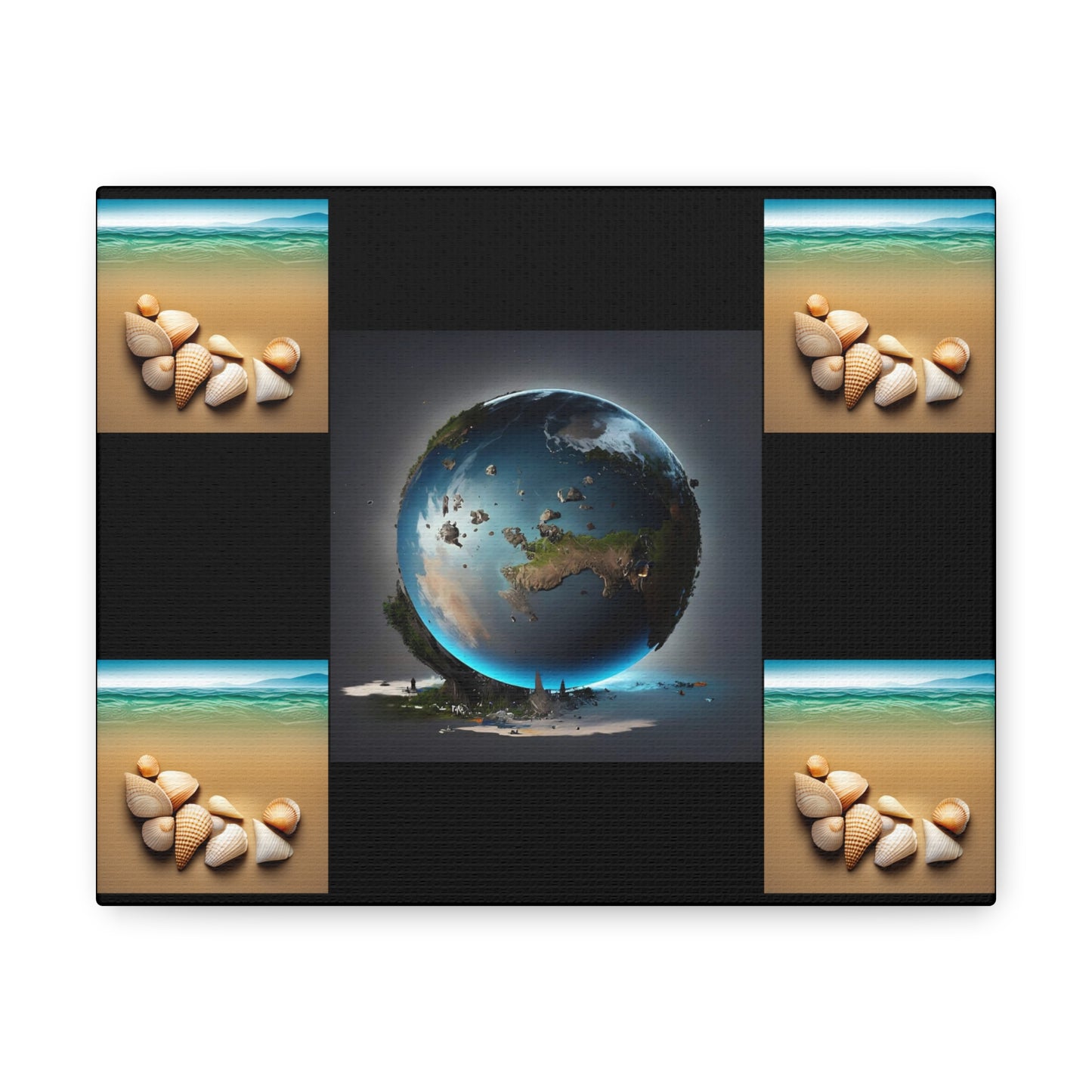 Matiby Worlds Black Canvas Gallery Wraps