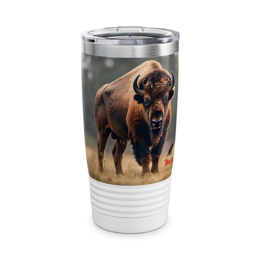 Artzy Bison Ringneck Tumbler, 20oz