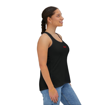 Women's Black Tank Top (AOP)