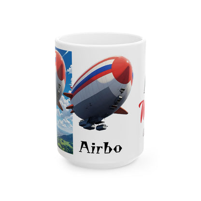 Matiby Airbo Ceramic Mug, (11oz, 15oz)