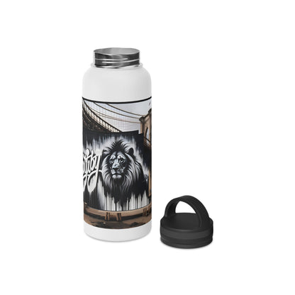 Matiby Matiffi Stainless Steel Water Bottle, Handle Lid