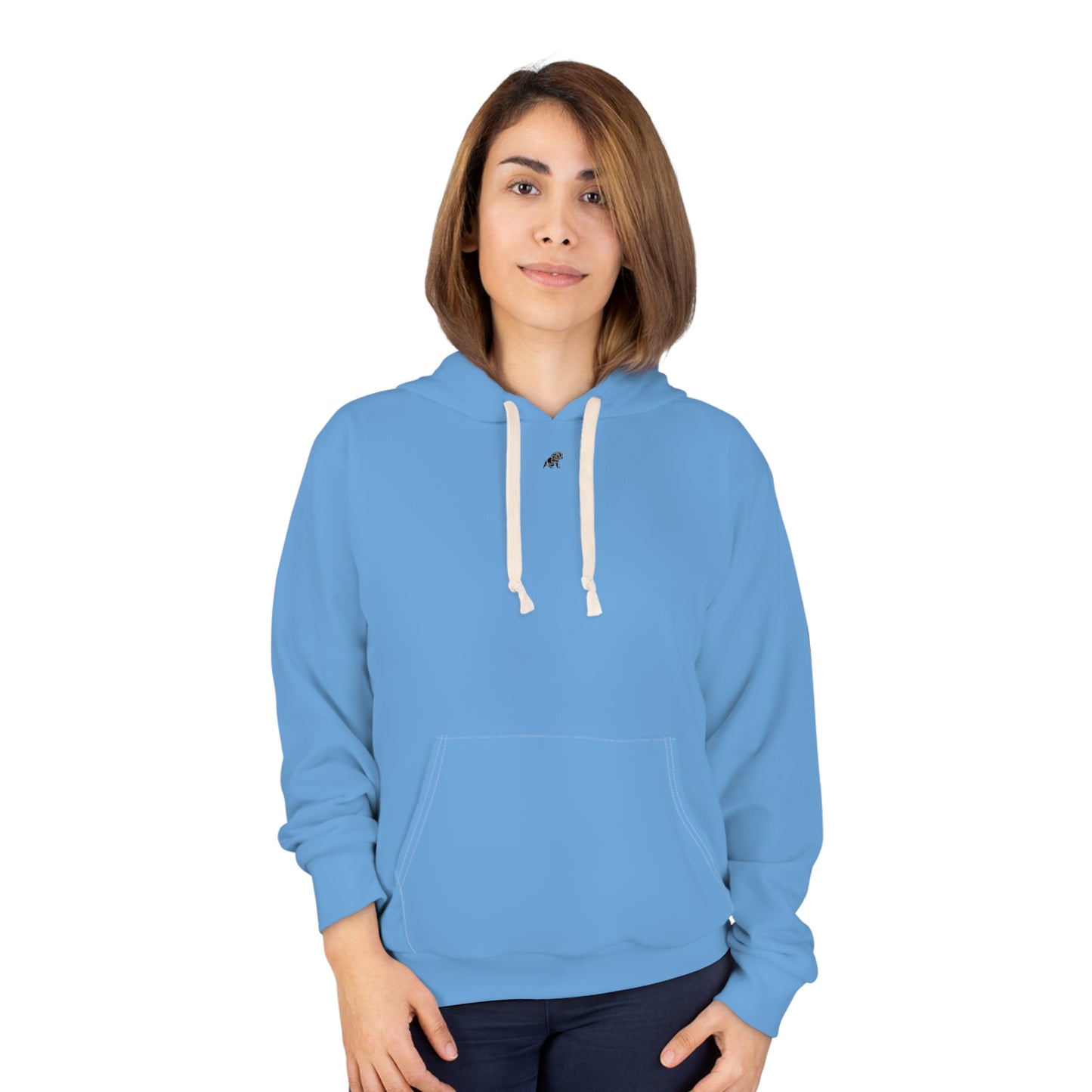 Blue Unisex Pullover Hoodie (AOP)