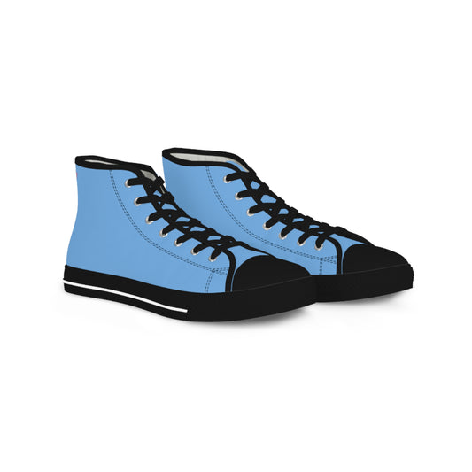 Men's Light Blue High Top Sneakers