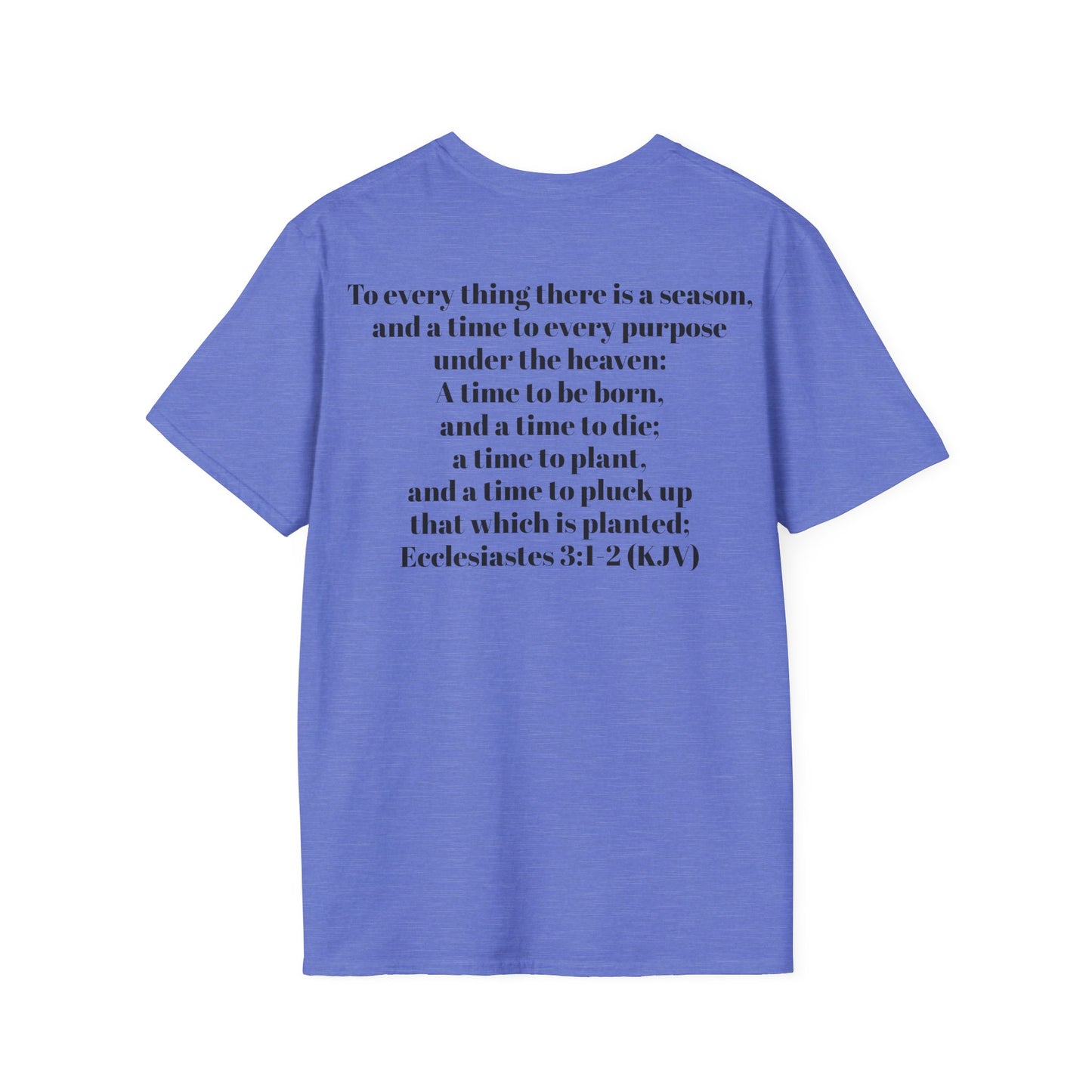 Bible Speaks Ecclesiastes 1:1-2 Unisex Softstyle T-Shirt