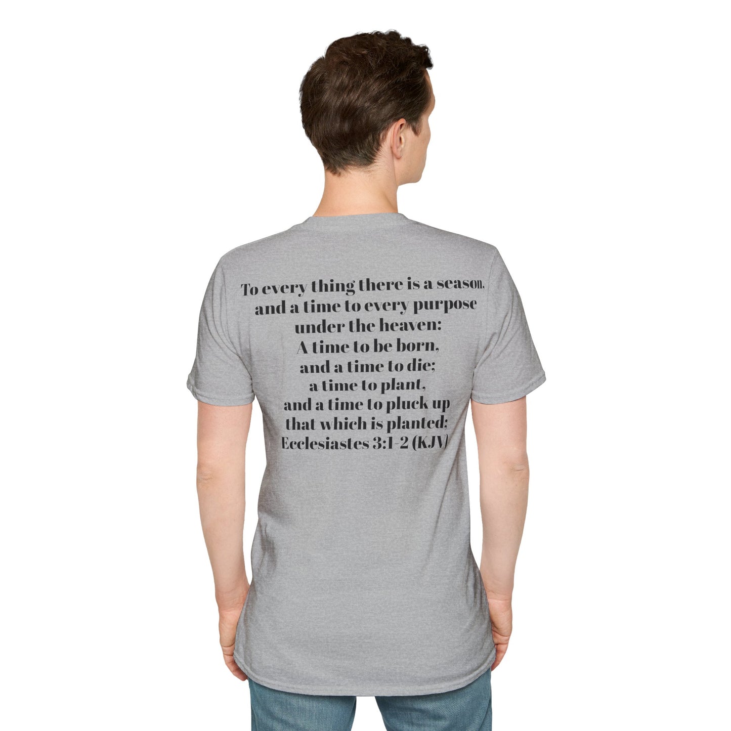 Bible Speaks Ecclesiastes 1:1-2 Unisex Softstyle T-Shirt