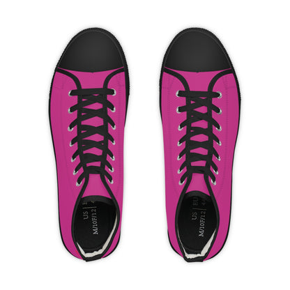 Dark Pink High Top Sneakers