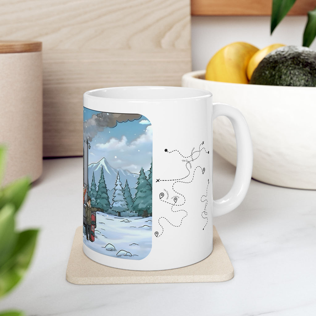 Sunshine State Pickup Trucks #14, Hauling Family Trailer White Ceramic Mug – Celebrating Companionship, Creativity & Life’s Little Wonders Cup (11oz/15oz)