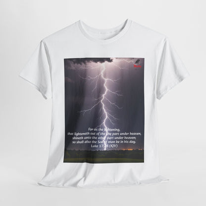 Lightning Style Son of man Unisex Heavy Cotton Tee