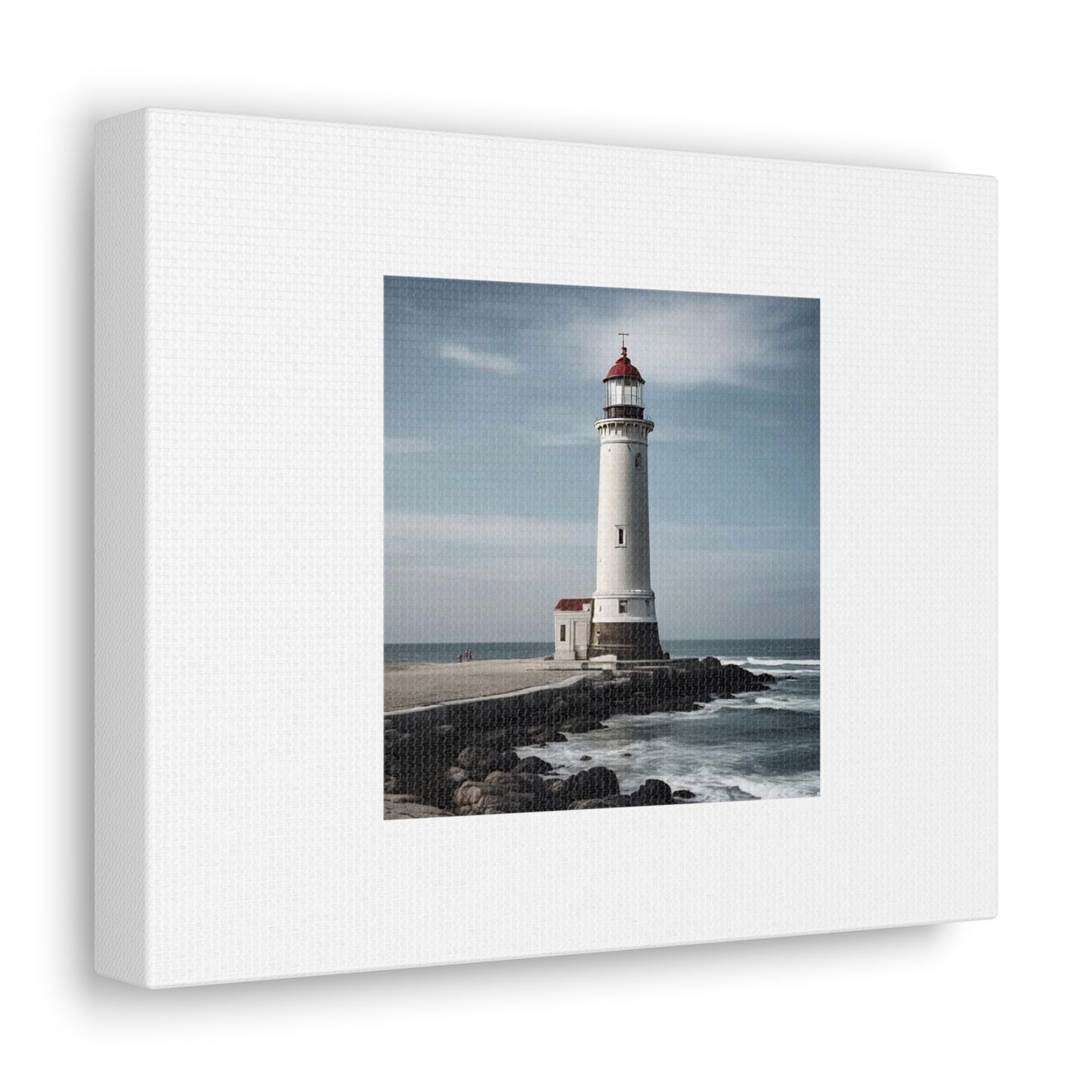 Lighthouse White Canvas Gallery Wraps