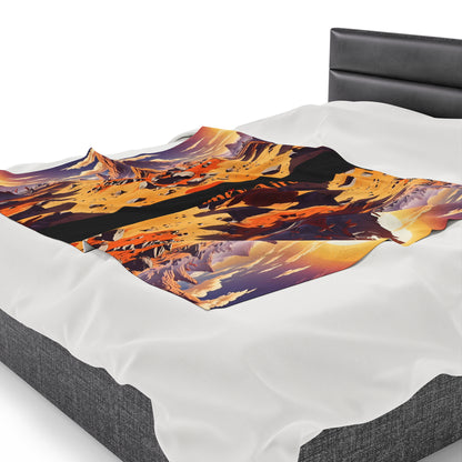 Journeys Airgo Velveteen Plush Blanket