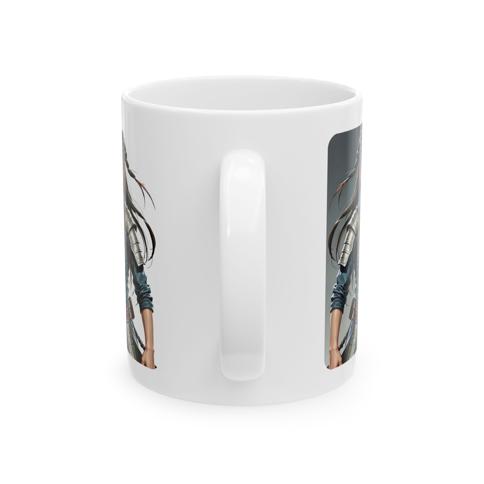 Gentle Woman of Valor #17 White Ceramic Mug - Fearfully & Wonderfully Made Tribute Cup (11oz/15oz)