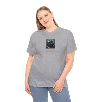 Earth Genesis Bible Speaks Unisex Heavy Cotton Tee