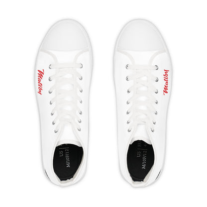 Men's White High Top Sneakers