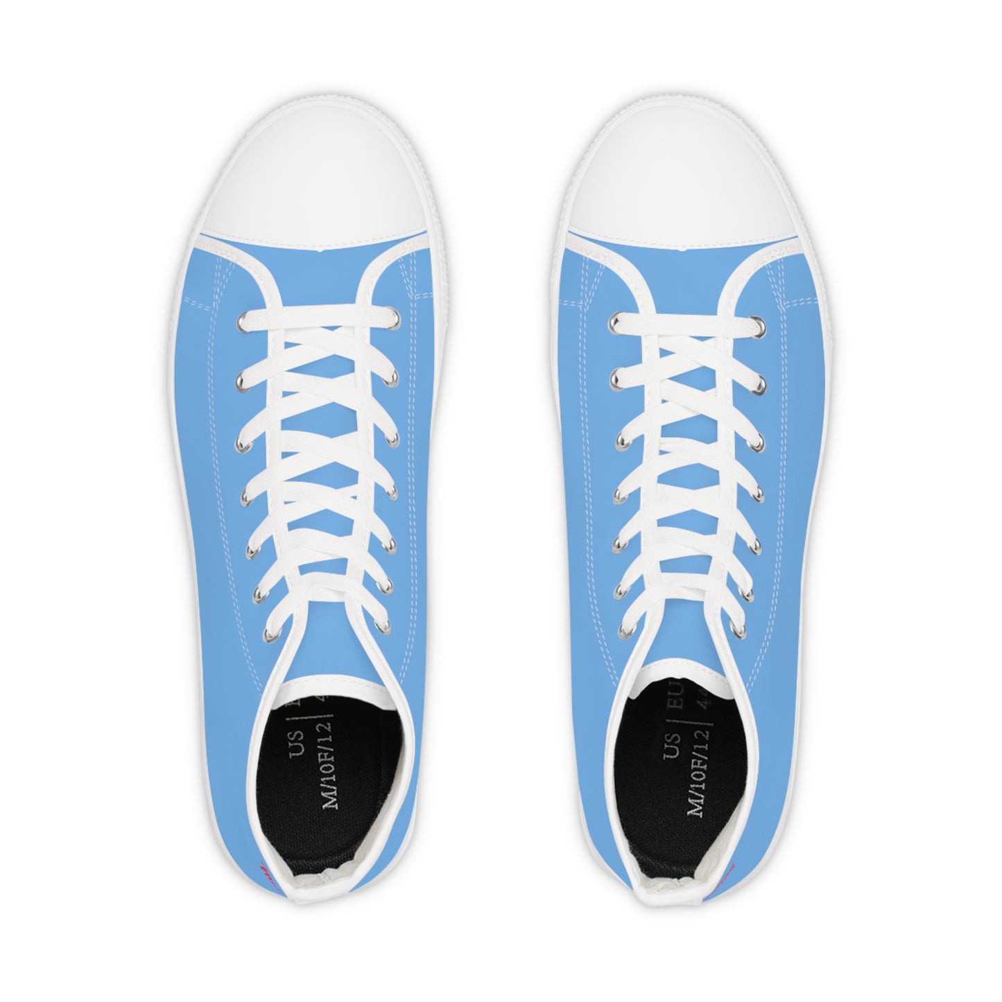 Men's Light Blue High Top Sneakers