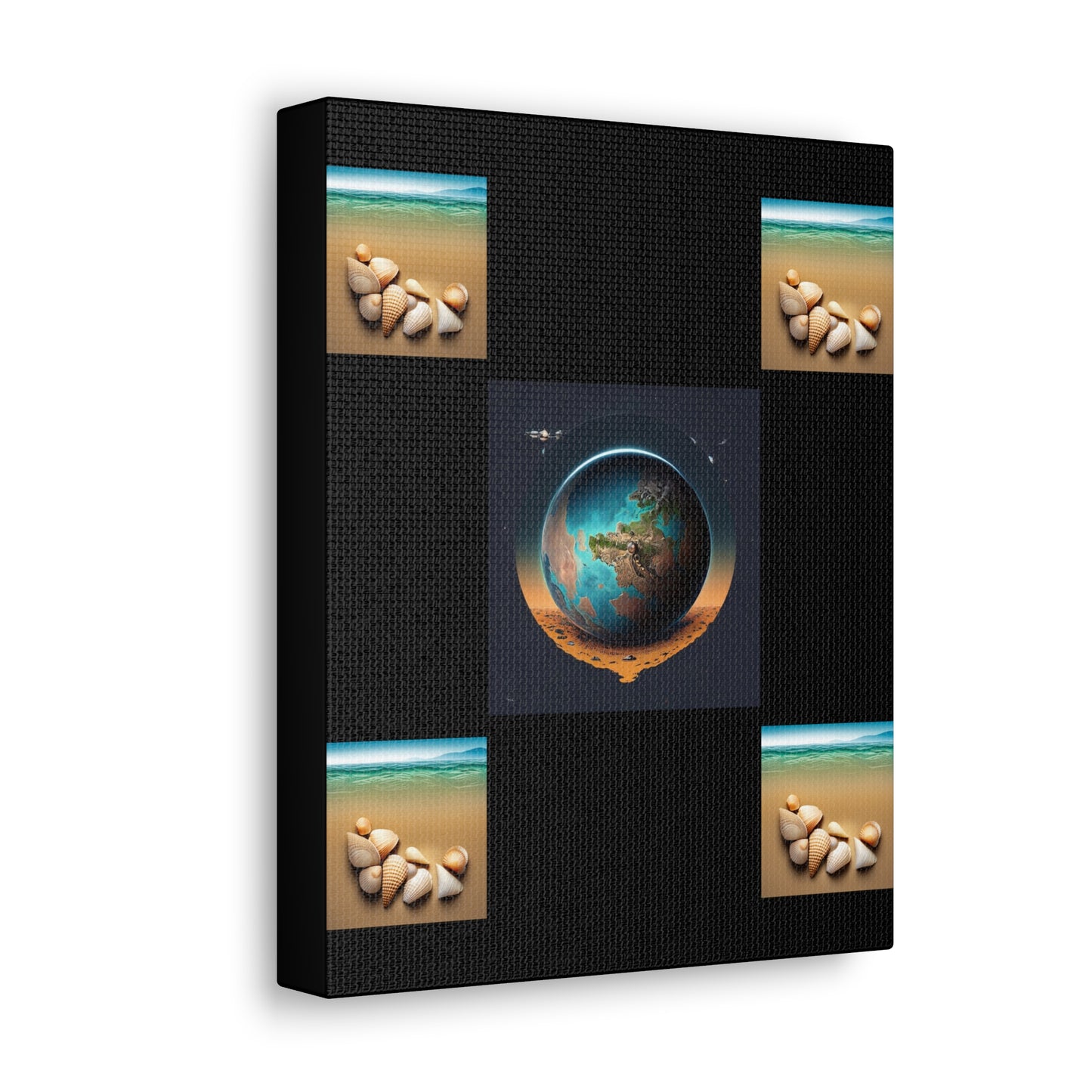 Matiby Worlds Black Canvas Gallery Wraps