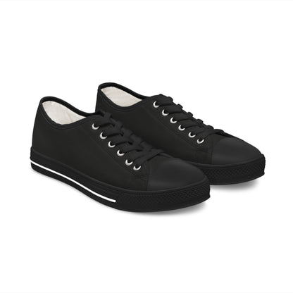 Women's Black Low Top Sneakers