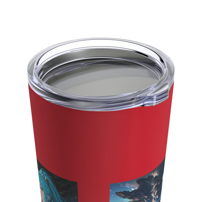 The Rising Tumbler 20oz, Dark Red