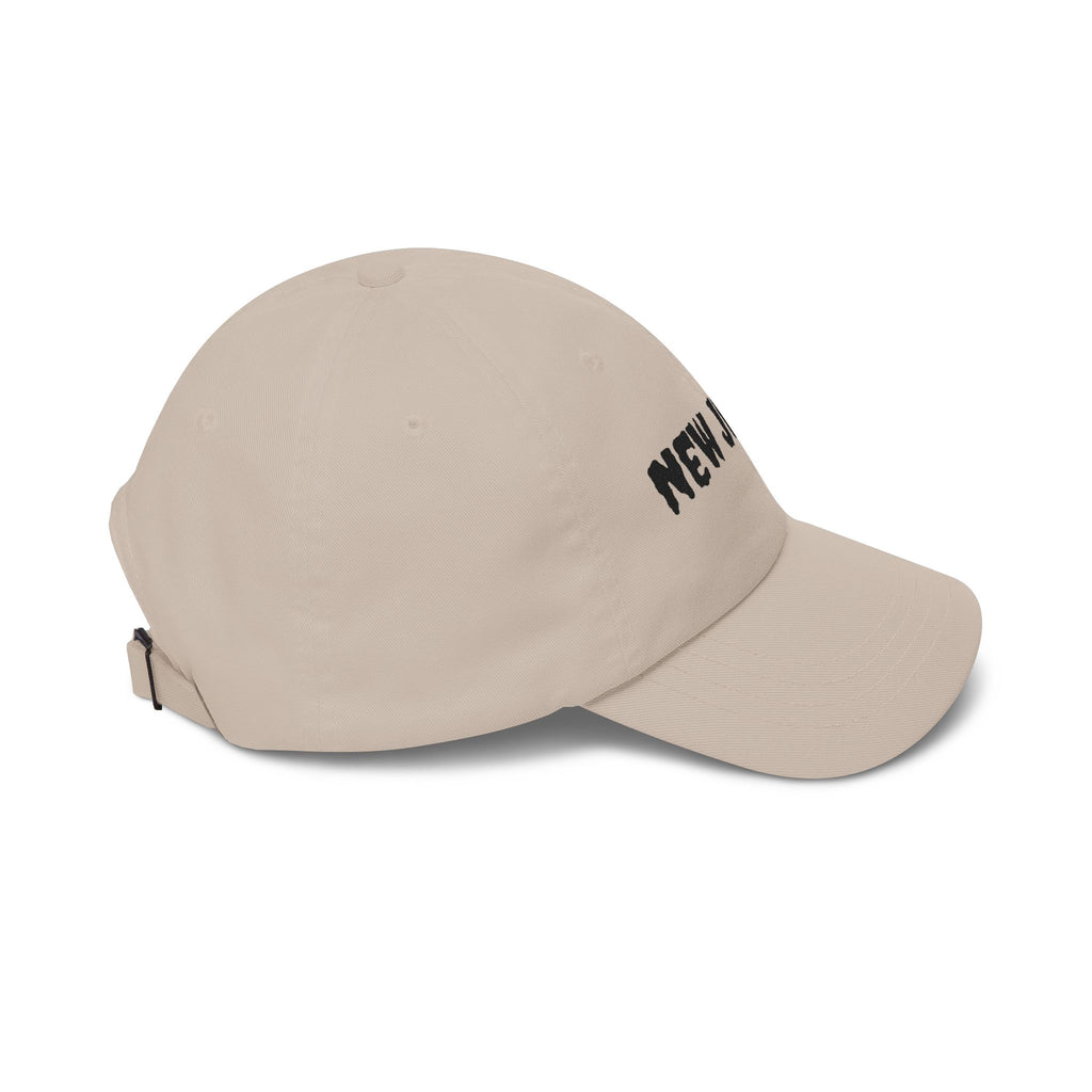 New Jersey United States of America Black Embroidered Classic Dad Cap | NJ 3rd USA Baseball Hat