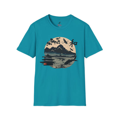 Japanese Landscape Unisex Softstyle T-Shirt