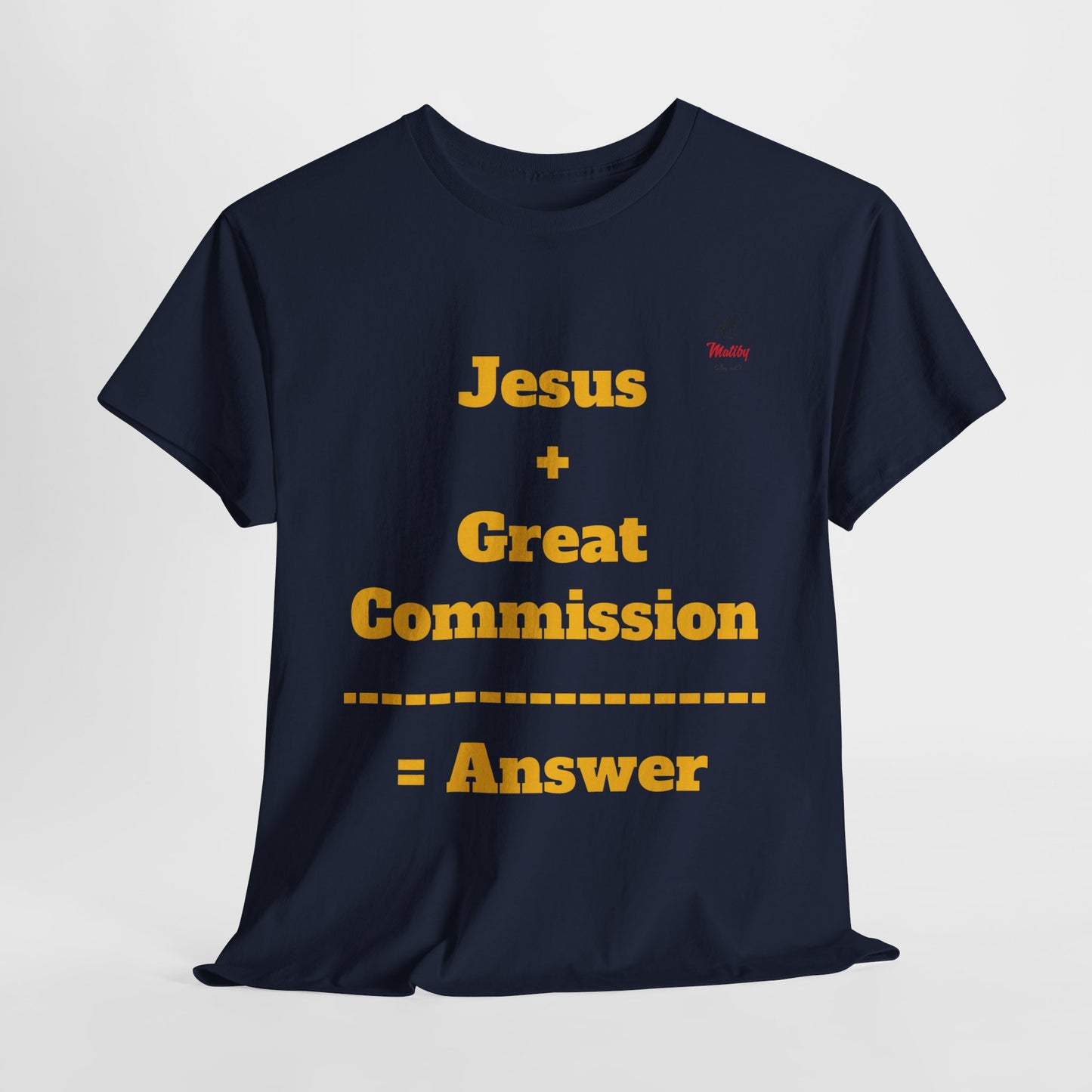 Jesus+Great Commission Unisex Heavy Cotton Tee