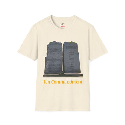 Bible Speaks Ten Commandments Unisex Softstyle T-Shirt