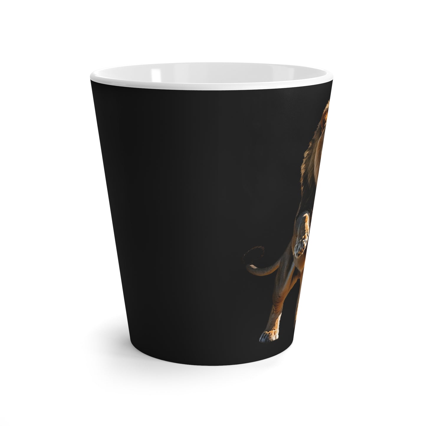 Matiby Lion Mug, Black