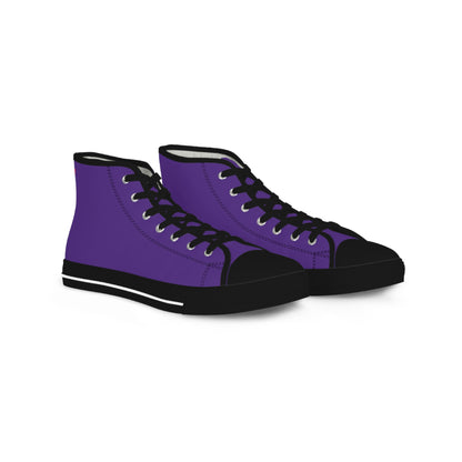 Men's Purple High Top Sneakers