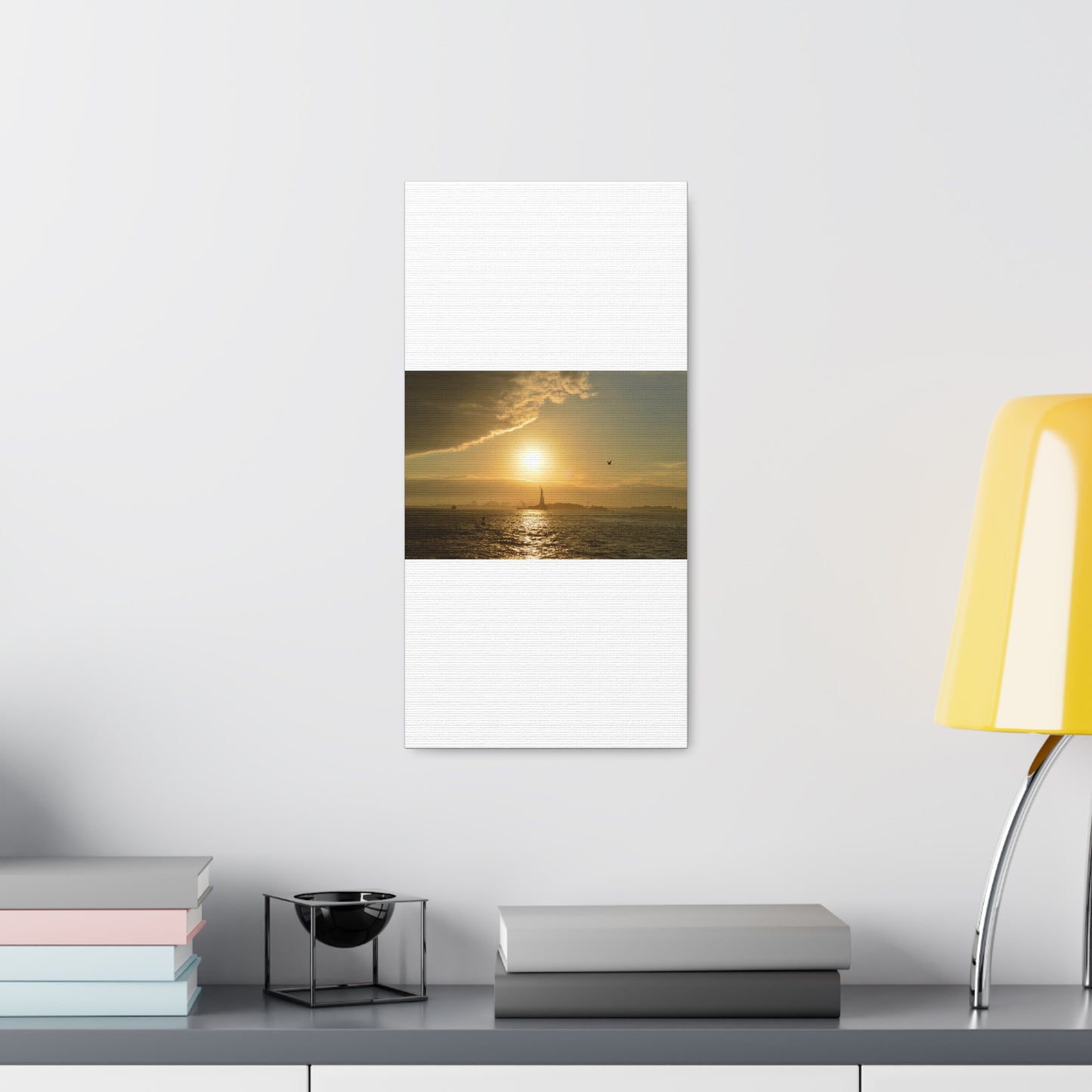 Sunset White Canvas Gallery Wraps