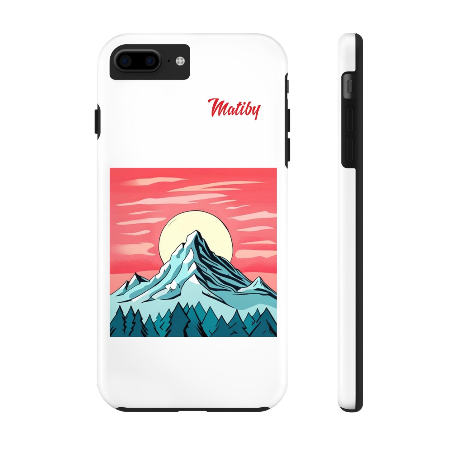 Sunset Mountain Tough Phone Cases