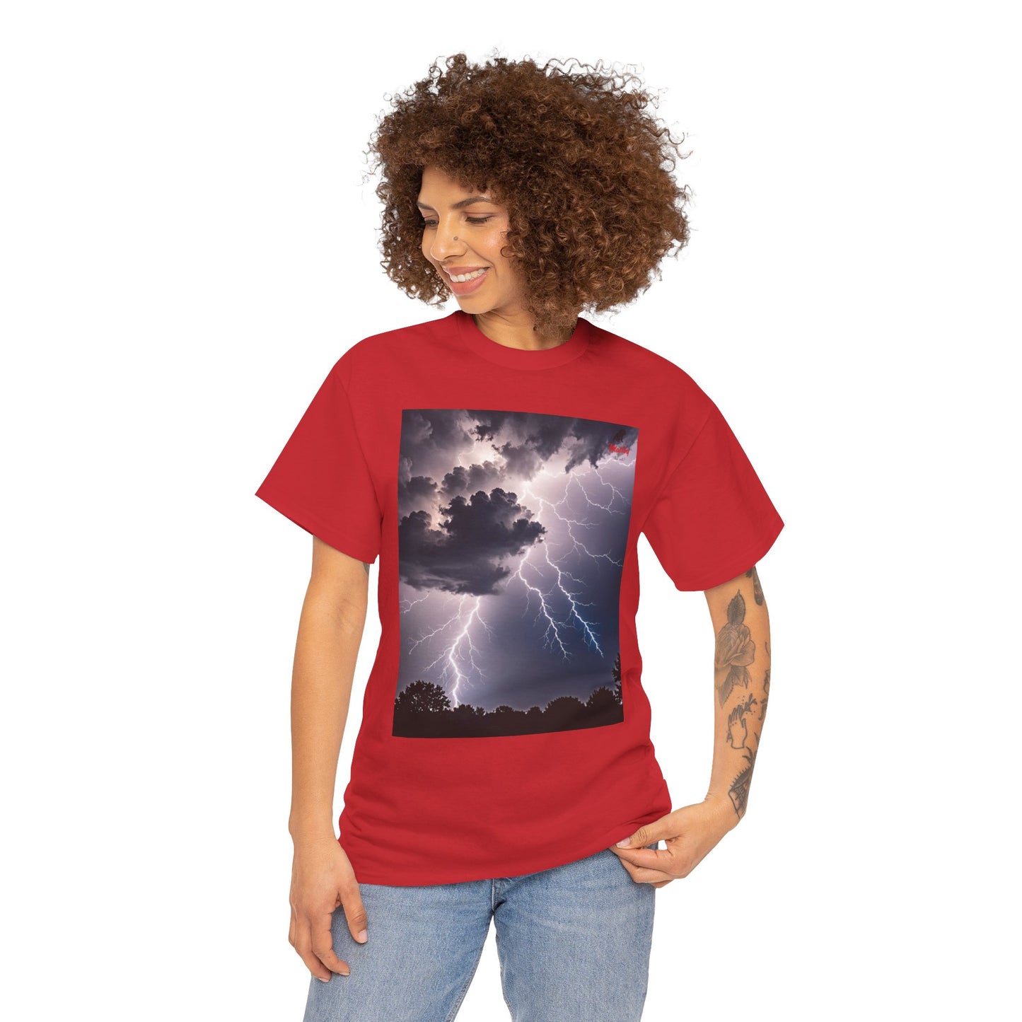 Lightning Style Unisex Heavy Cotton Tee