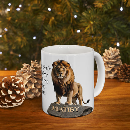 Bible Speaks Daniel 1:15 Ceramic Mug, 11oz